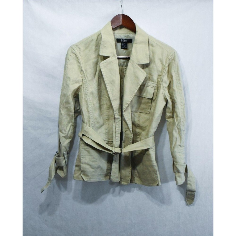Body By Victoria Women’s Khaki Blazer Jacket
